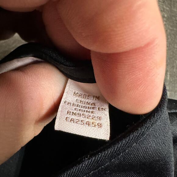 Ted Baker Black Cold Shoulder LBD w/ Ruffle Pockets and Sleeves, Size 0 - Picture 12 of 16